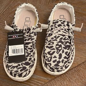 Hey Dude animal print shoes